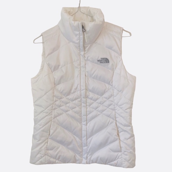 THE NORTH FACE 550 WHITE DOWN PUFFER VEST - Picture 13 of 14
